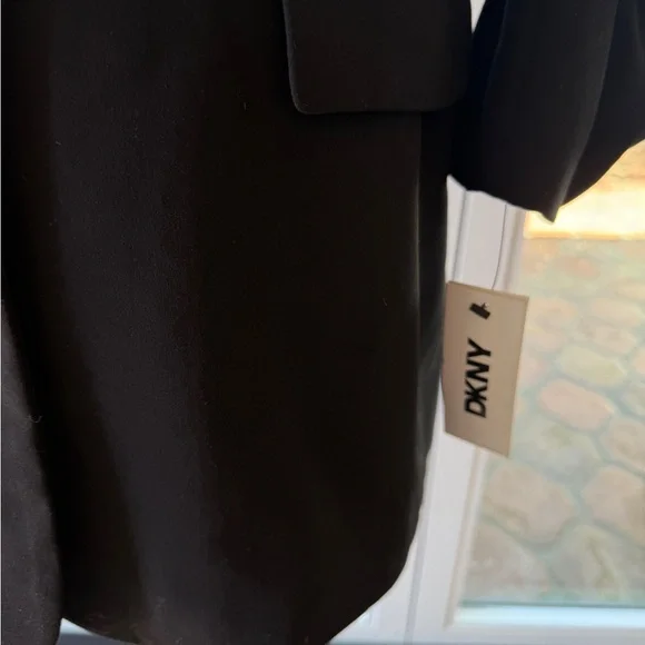 NWT DKNY Ruched-Sleeve Blazer - Picture 6 of 7